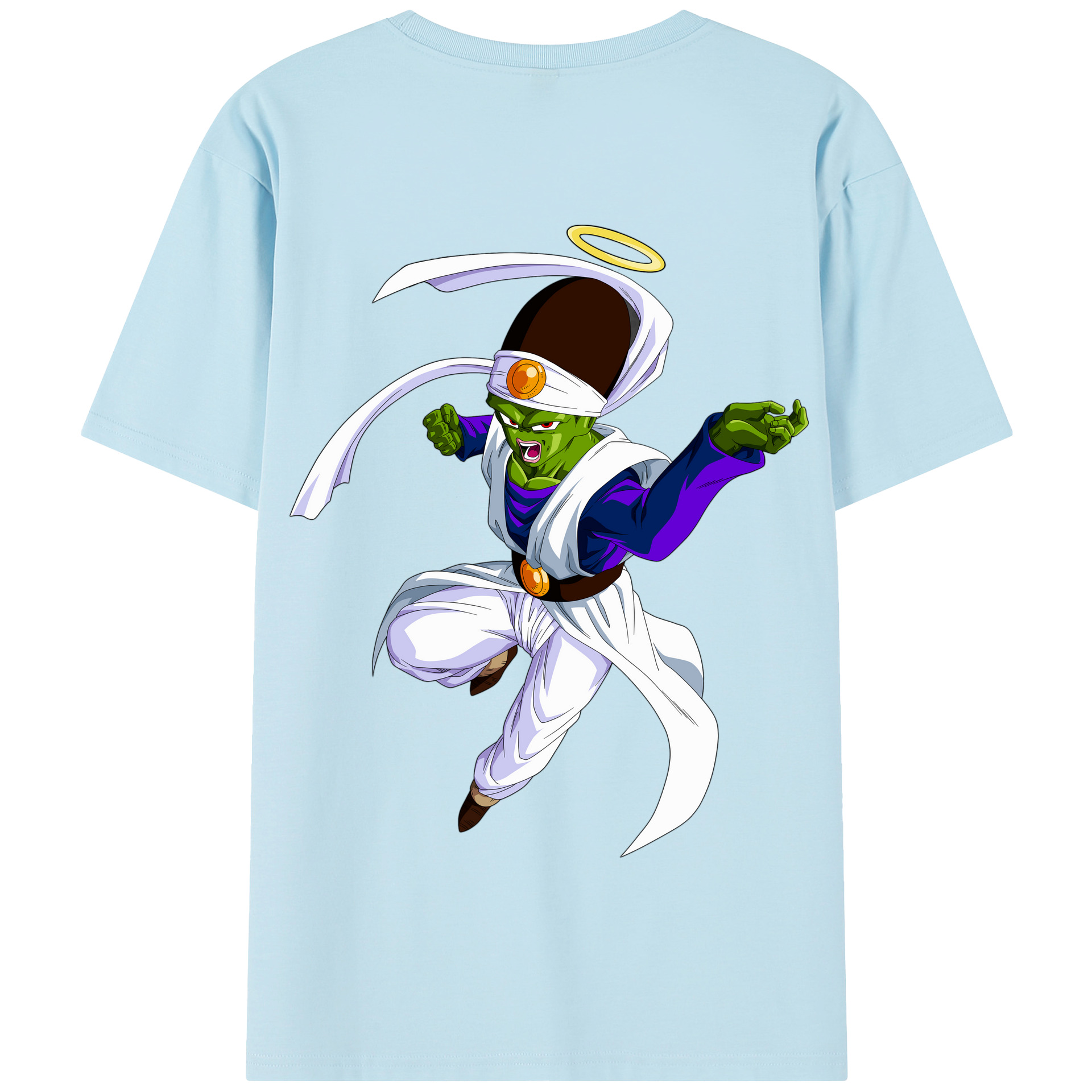 （画像用） ドラゴンボール パイクーハン DRAGON BALL Pikkon 綿100％半袖Tシャツ（背面プリント）